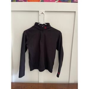 Spider kids large quarter zip